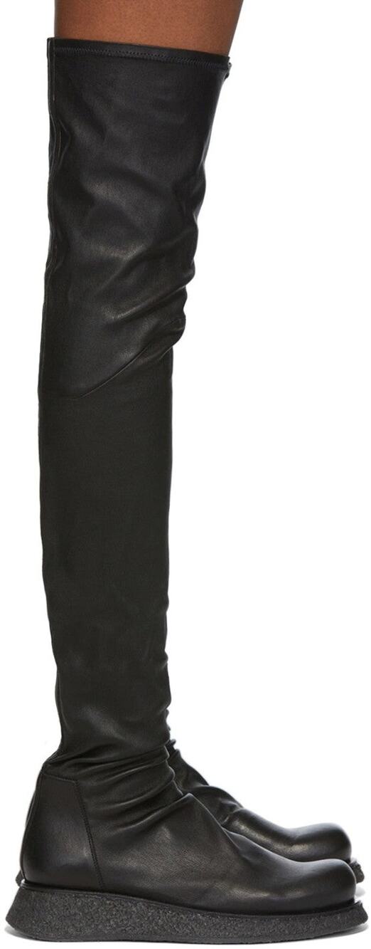 RICK OWENS Creeper Para Stocking Boots Black - 36/6
